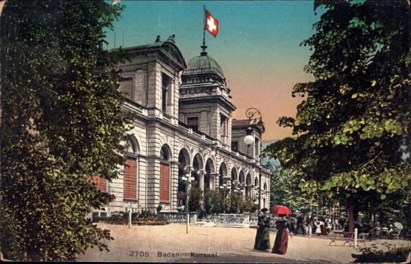 Baden. Kursaal Vorderseite