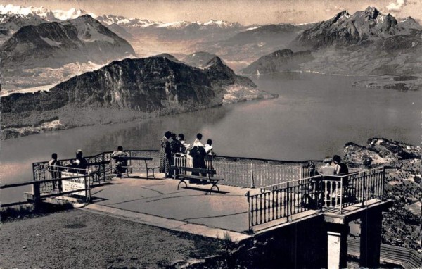 Rigi-Känzeli, Pilatus, Bürgenstock, Stanserhorn, Berneralpen Vorderseite