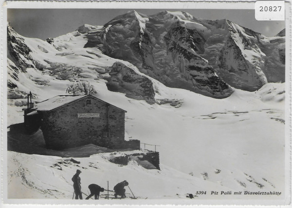 Piz Palü mit Diavolezzahütte