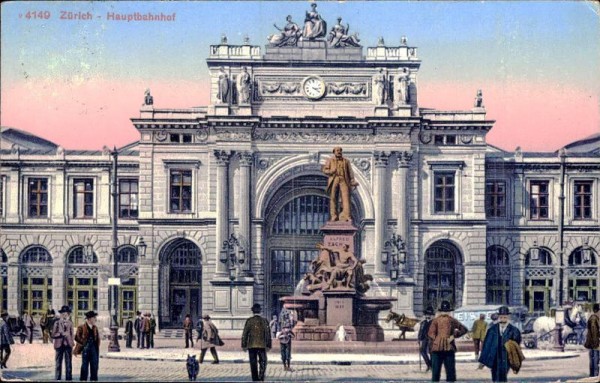 Zürich - Hauptbahnhof Vorderseite