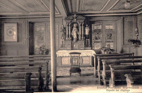 Institut Kloster Mariazell Wurmsbach, Kapelle der Zöglinge Vorderseite