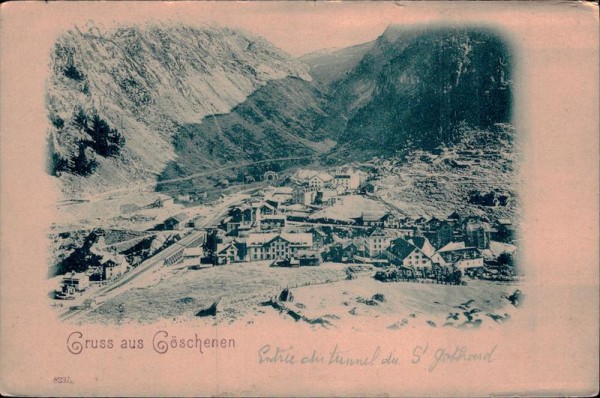 Gruss aus Göschenen Vorderseite