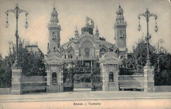 Zürich, Tonhalle Vorderseite