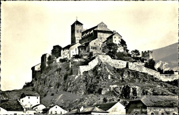 Sion/Notre dame de Valère Vorderseite