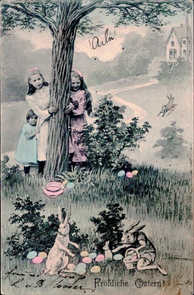 Fröhliche Ostern Vorderseite