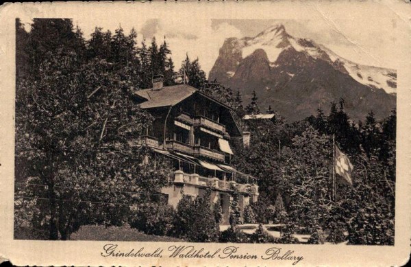 Grindelwald, Waldhotel Pension Bellary Vorderseite