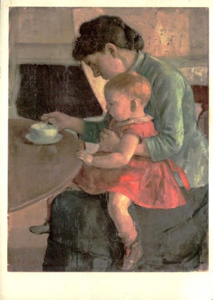 Ferdinand Holder (1852 - 1918) - Mutter und Kind Vorderseite
