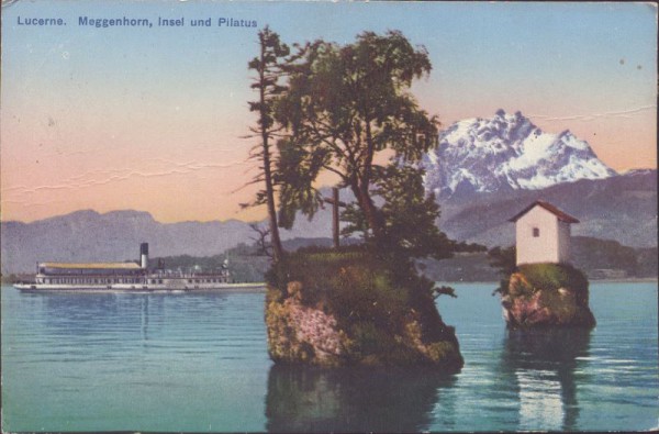Lucerne - Meggenhorn, Insel und Pilatus