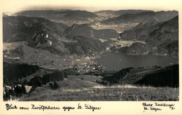 Blick vom Zwölferhorn Vorderseite