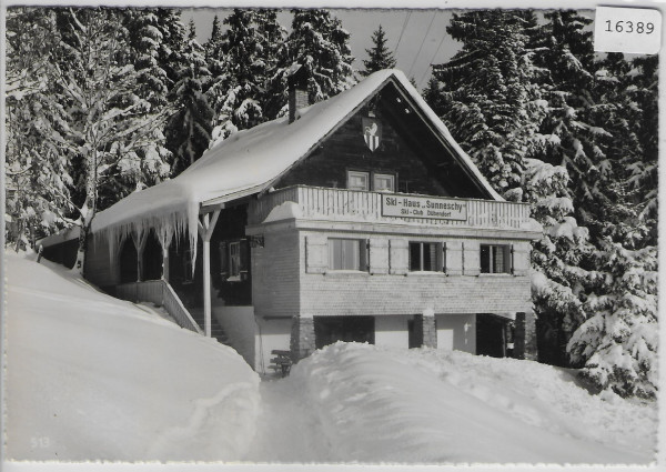 Flums-Berg Ski- u. Ferienhaus Sunneschy Eigentum des Ski-Club Dübendorf