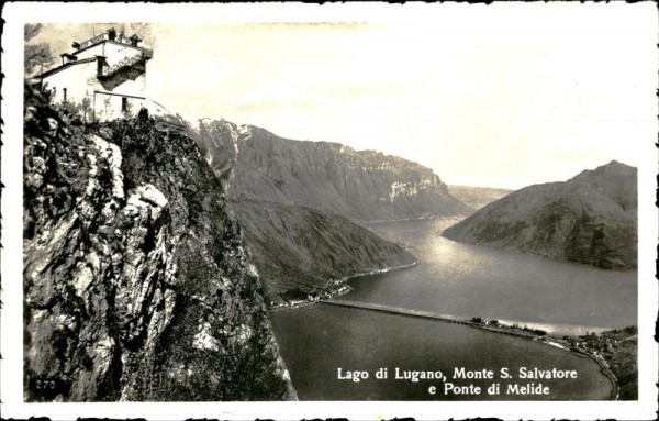 Lago di Lugano - Monte S. Salvatore Vorderseite