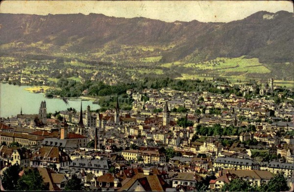 Zürich vom Rigiblick Vorderseite