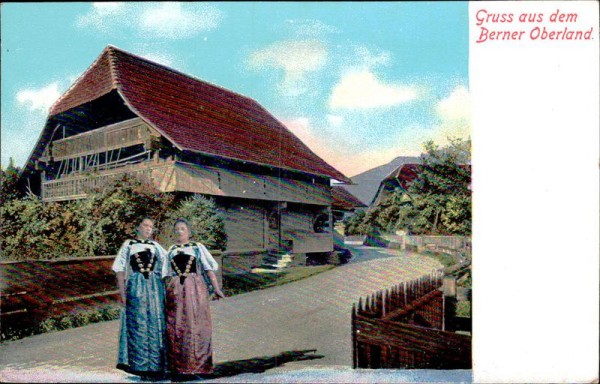 Gruss aus dem Berner Oberland Vorderseite