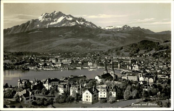 Luzern und Pilatus Vorderseite