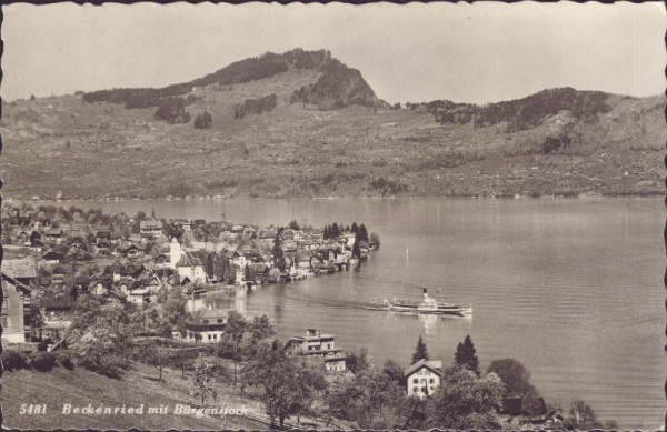 Beckenried mit Bürgenstock. 1939