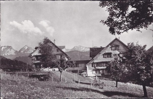 Nesslau, Lutenwil, Töchterbund-Ferienheim Heimetli Vorderseite