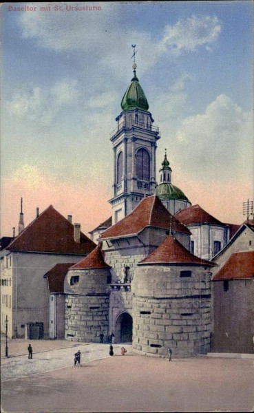 Baseltor mit St. Ursusturm Vorderseite