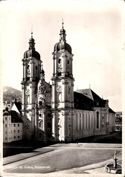 St. Gallen, Kathedrale Vorderseite