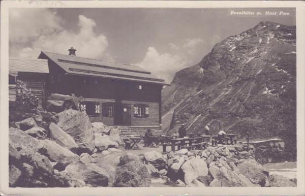 Bovalhütte Vorderseite