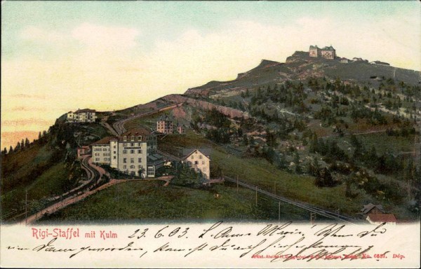 Rigi Staffel mit Kulm Vorderseite