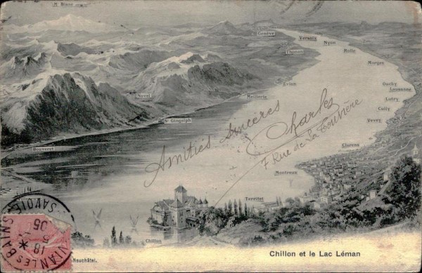 Chillon et le Lac Léman Vorderseite