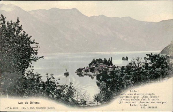 Brienzersee Vorderseite