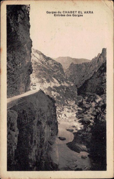 Gorges du Chabet el Akra, Algerien Vorderseite