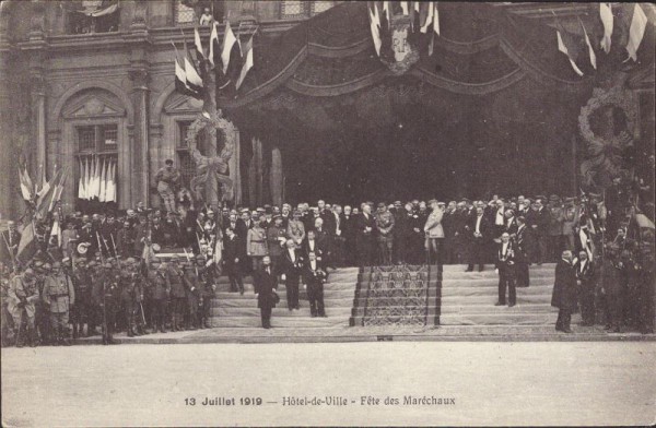 Fête des Maréchaux, 13. Juillet 1919