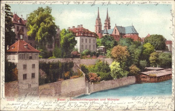 Basel, Deutschrittergarten und Münster
