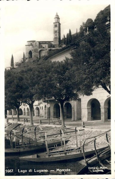 Lago di Lugano. Morcote. 1939 Vorderseite