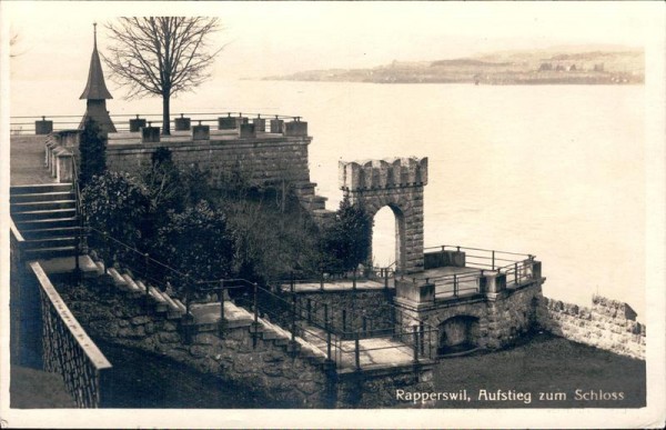 Rapperswil, Aufstieg zum Schloss Vorderseite