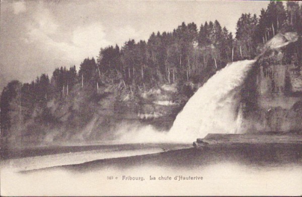 Fribourg - La chute d'Hautrive