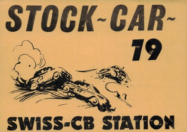 QSL-Karte, Stock Car 79-1, Hausen Vorderseite