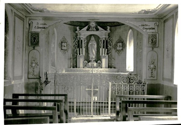 Chapelle de Notre Dame de Lourdes, Soyhières Vorderseite