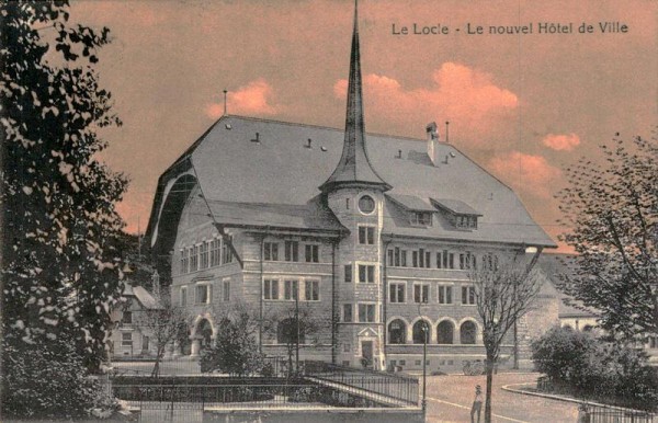 Le Locle, Le nouvel Hotel de Ville Vorderseite
