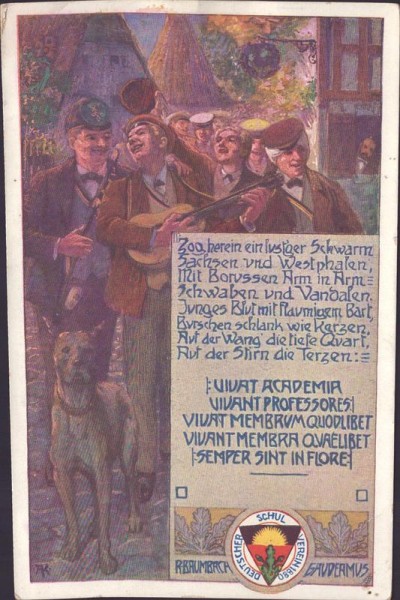 Zog herein ein lustiger Schwarm... Vorderseite