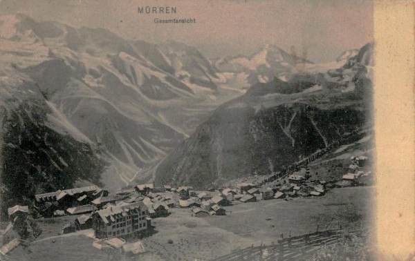 Mürren, Gesamtansicht Vorderseite