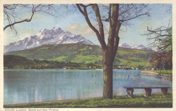 Luzern-Blick auf den Pilatus