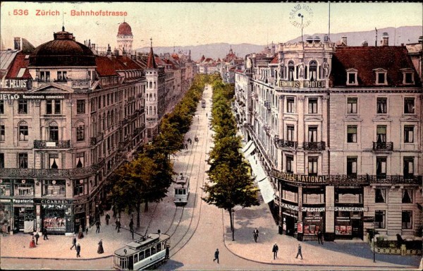 Zürich - Bahnhofstrasse Vorderseite