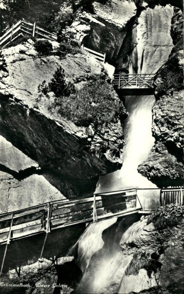 Trümmelbach, Untere Galerie Vorderseite
