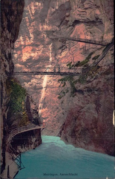 Meiringen - Aareschlucht Vorderseite