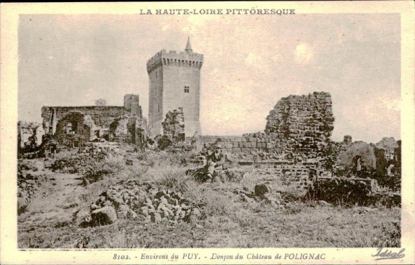 Château de Polignac (Haute-Loire) Vorderseite