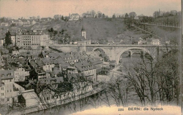 Bern, die Nydeck Vorderseite