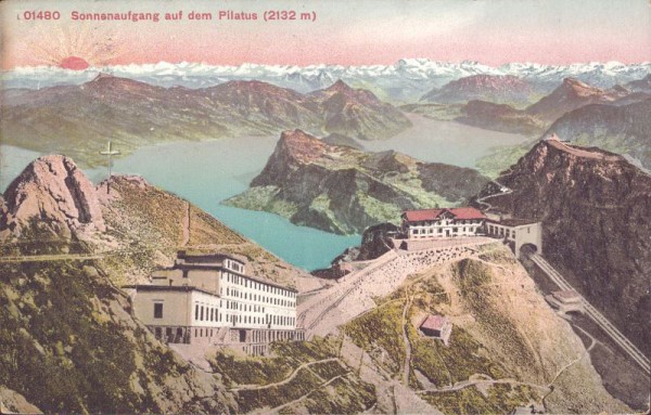 Sonnenaufgang auf dem Pilatus