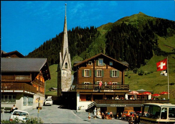 St. Antönien, Hotel Rhätia Vorderseite