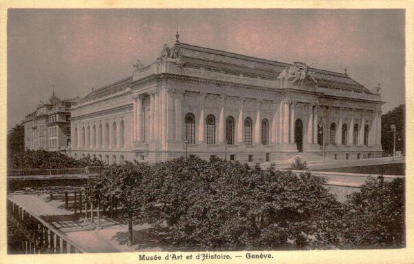 Genève, Musée d'Art et Histoire Vorderseite
