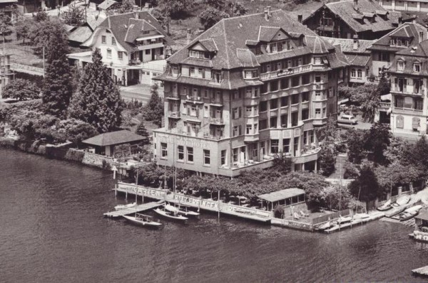 Hotel Bellevue au Lac, Hilterfing  -  Flugaufnahmen Vorderseite