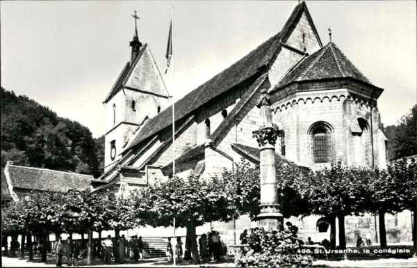 St. Ursanne, la Collégiale Vorderseite