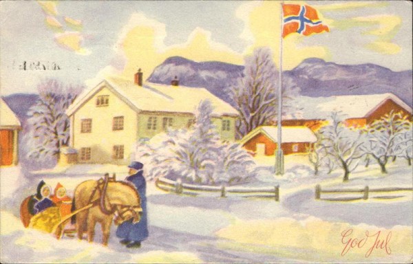 God Jul Vorderseite