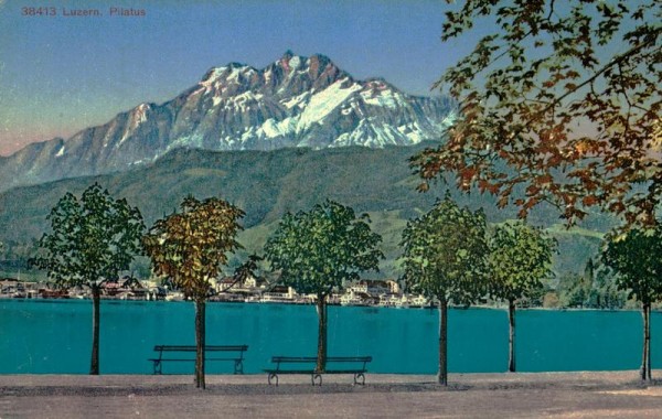 Luzern, Pilatus Vorderseite